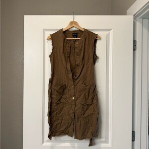 Nicole Miller Sleeveless Utility Dress